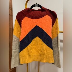 THML Multicolor Chevron Sweater